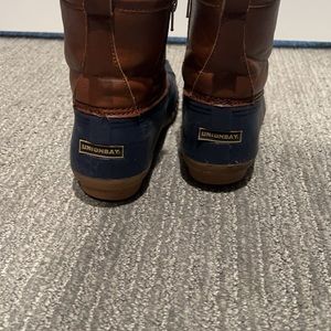 Union Bay Women's Rubber Waterproof Leather Boots Size 8